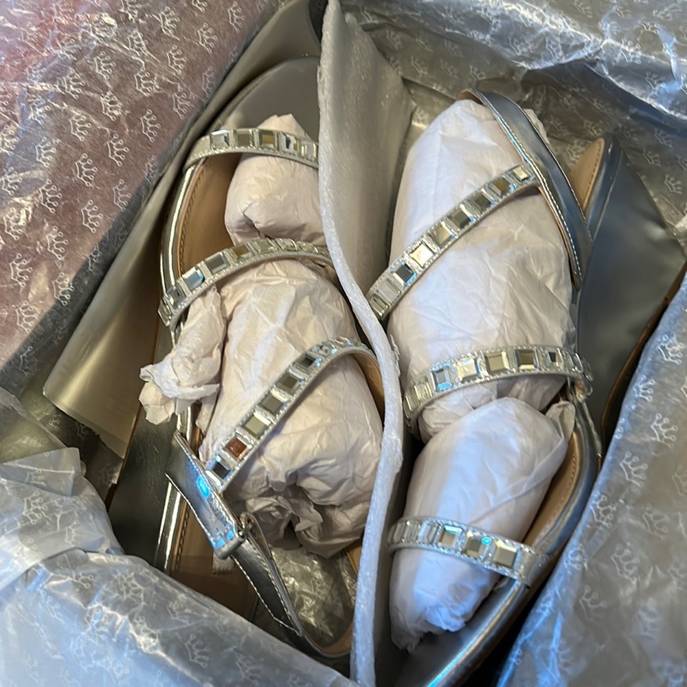 Nina Silver Titan Dressy Sandal - Size 11M